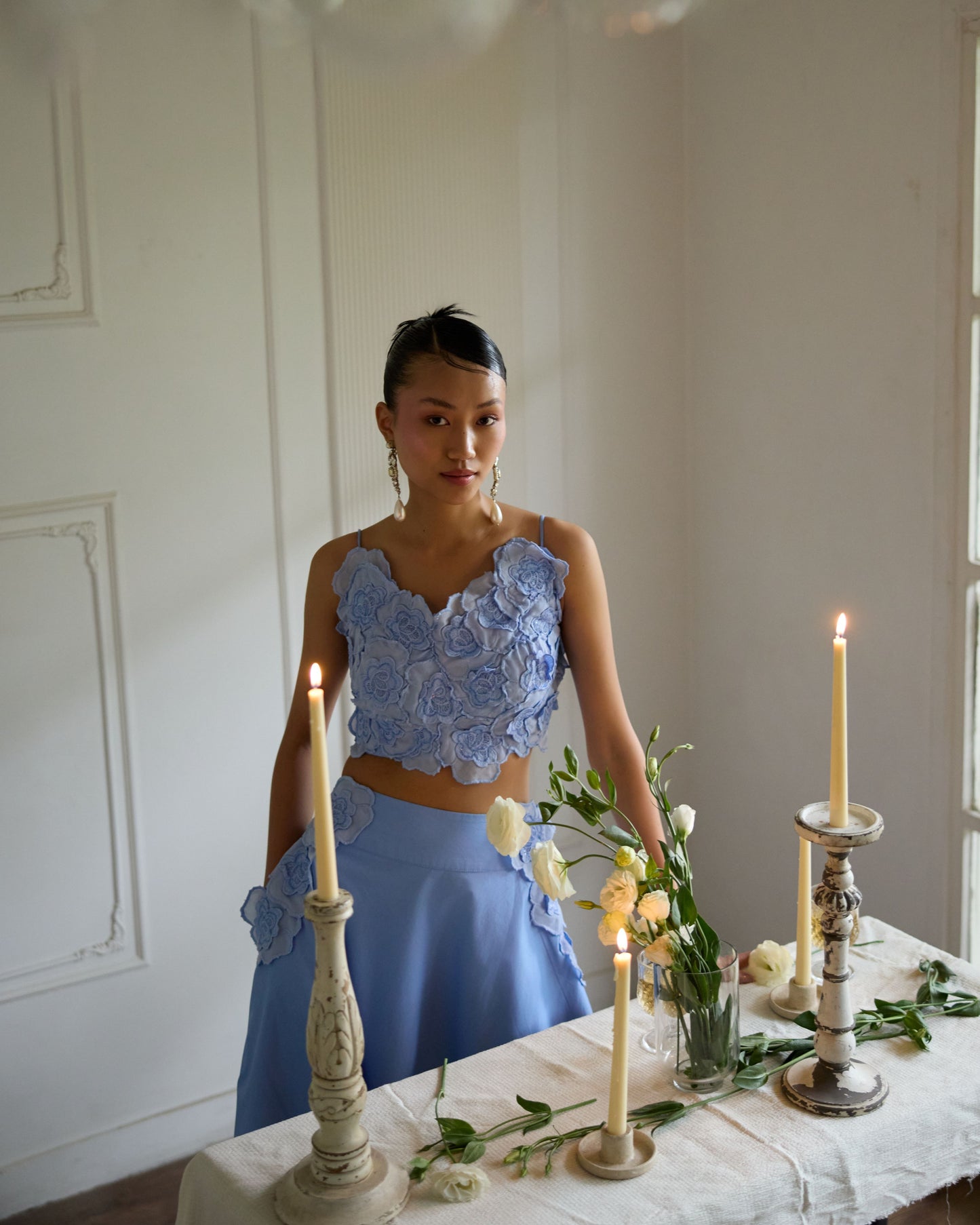 Floral Skirt Coord Set