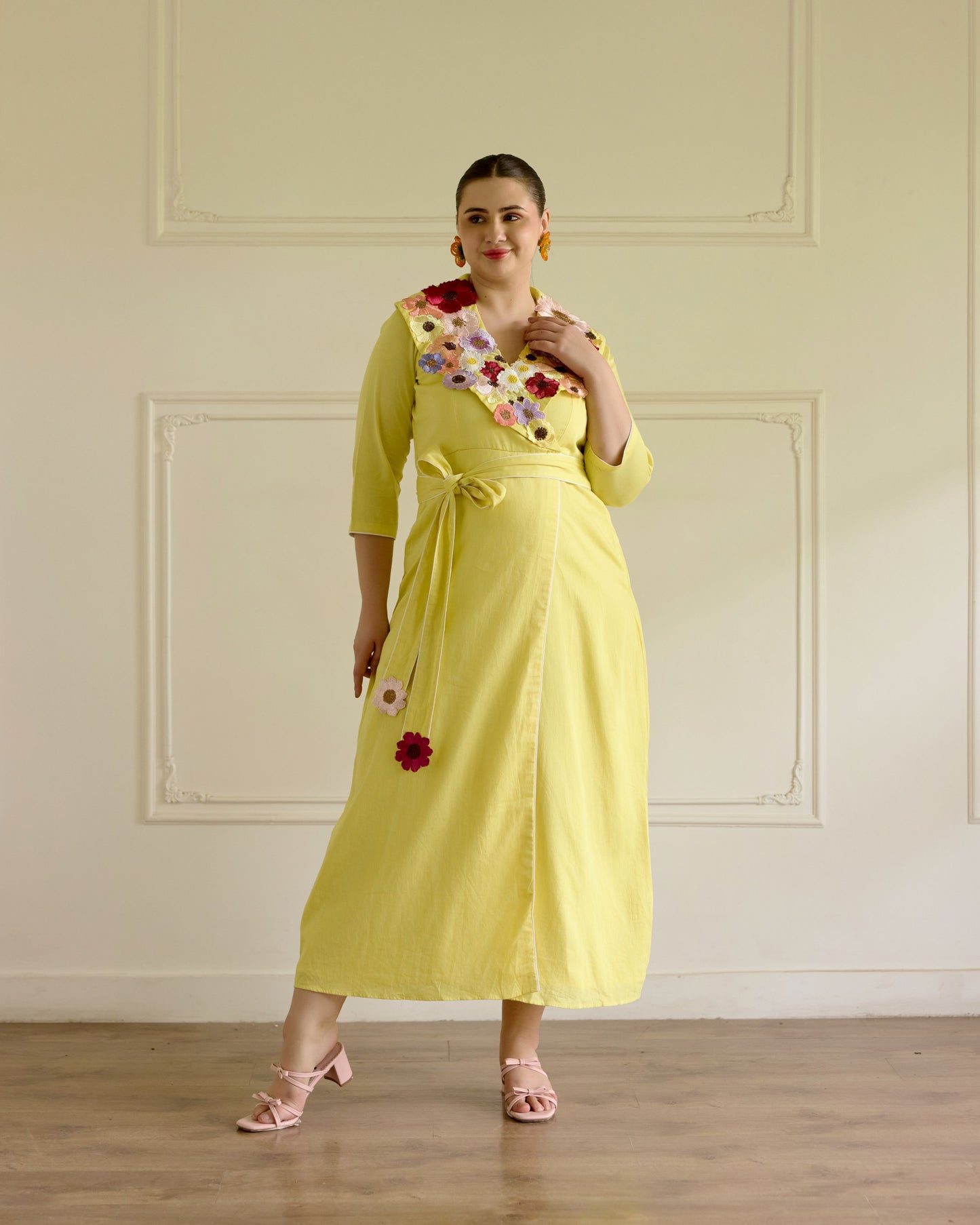 Yellow Floral Maxi