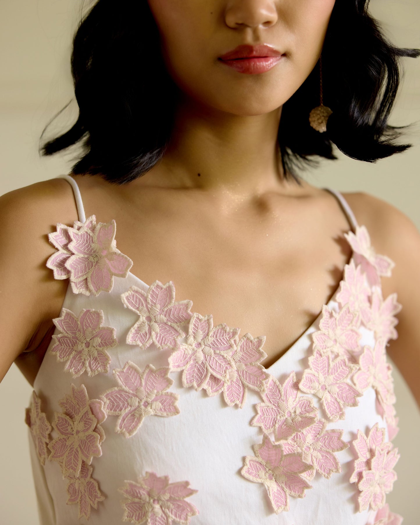 Floral Applique Dress