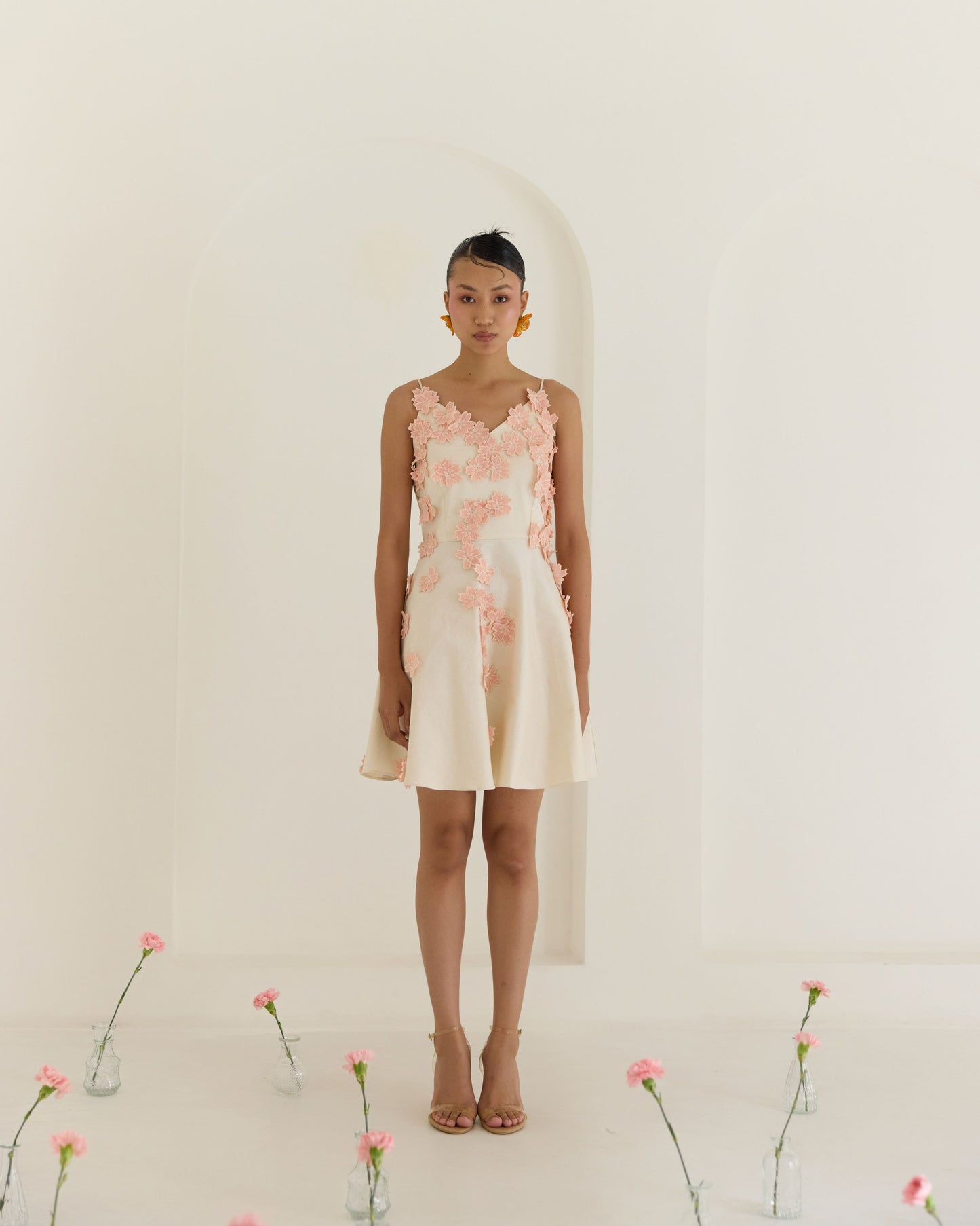 Floral Applique Dress