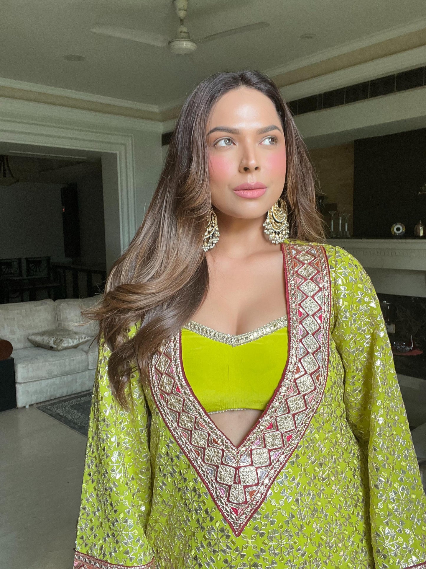 Gota kaftan set