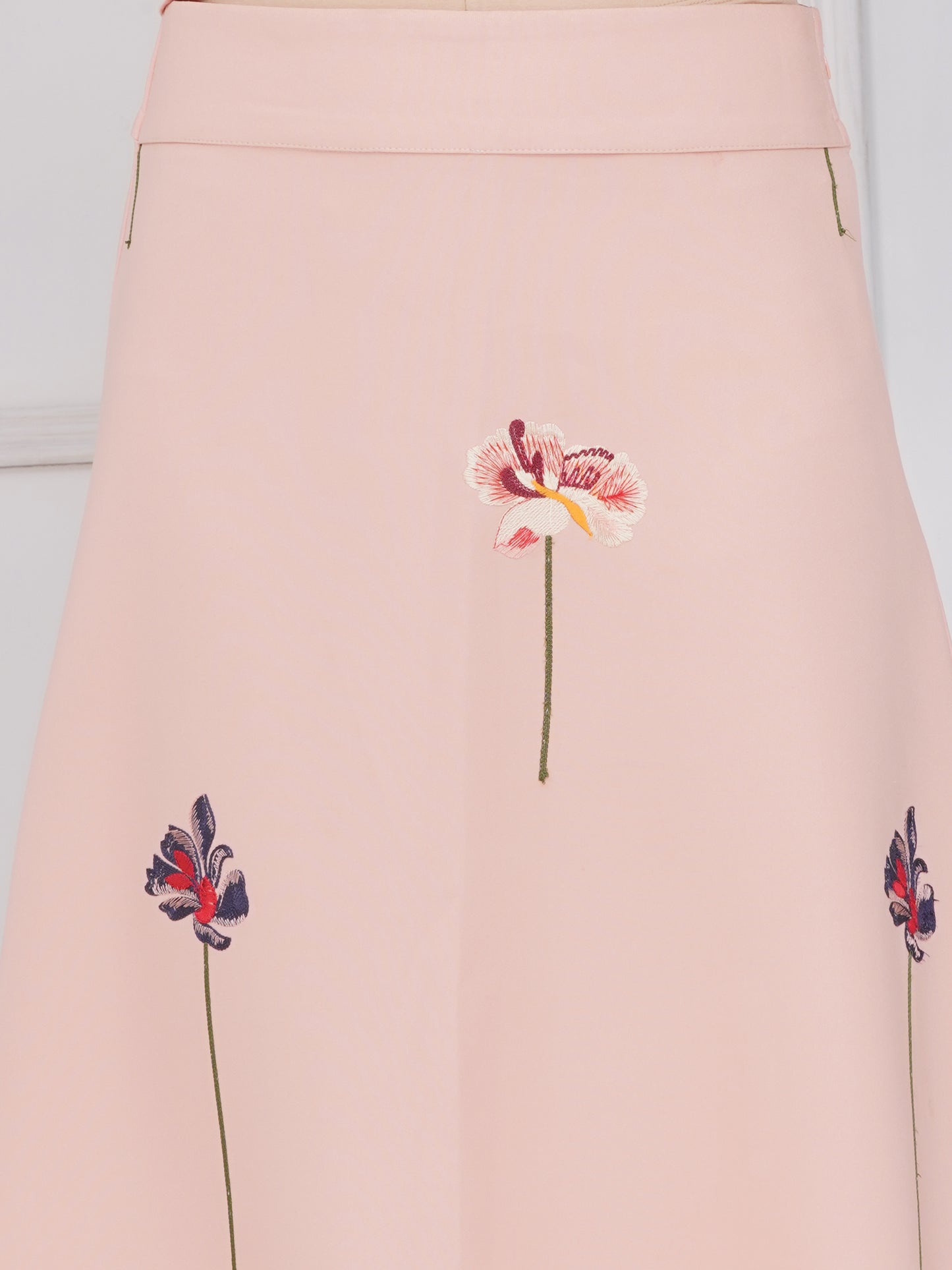 Peach Skirt Coord Set