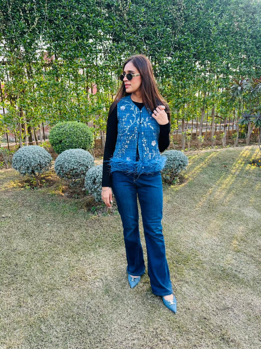 Feather Tweed Jacket