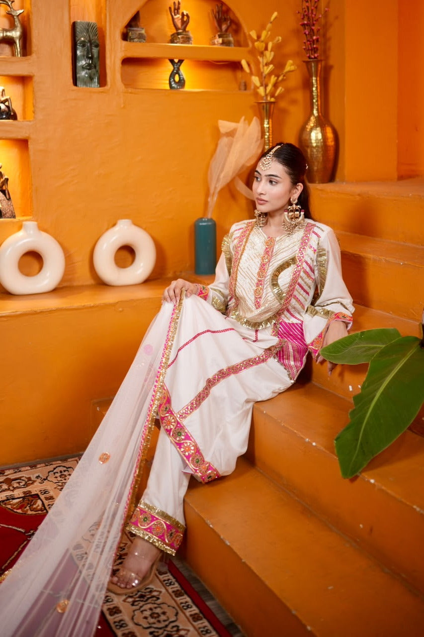 Mehbooba Set - White