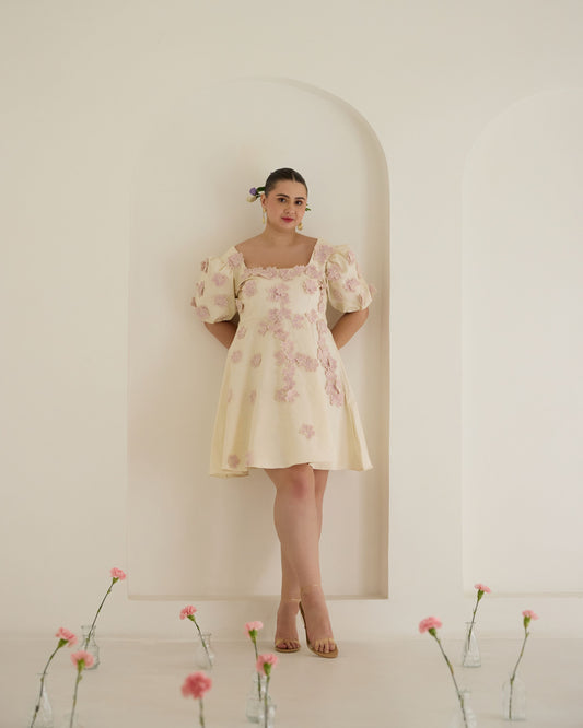 Floral Applique Dress