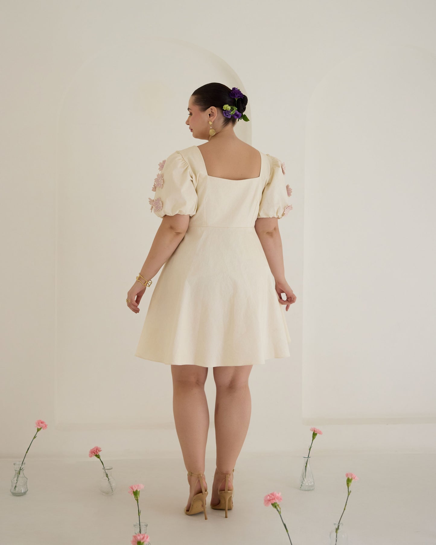 Floral Applique Dress