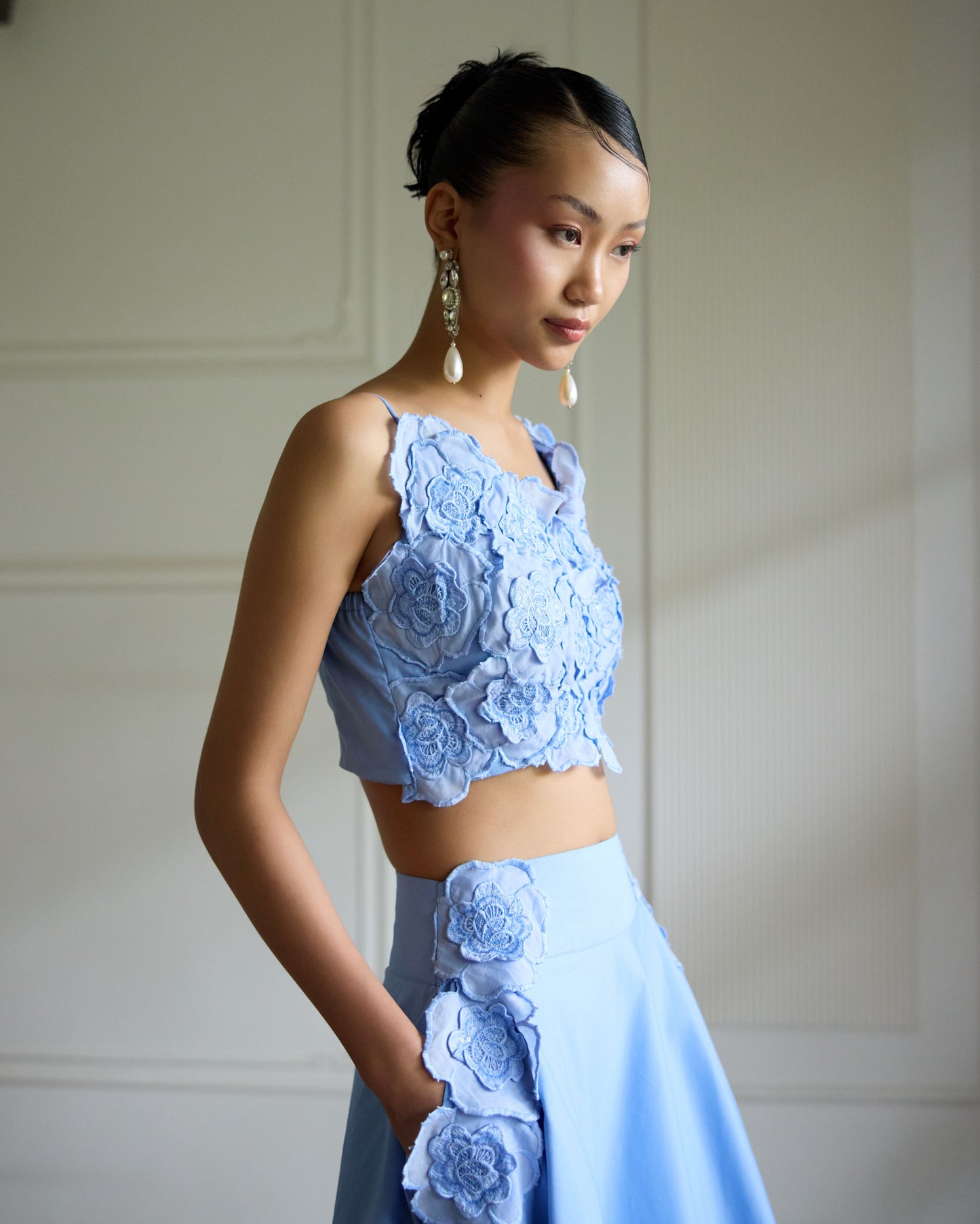 Floral Skirt Coord Set