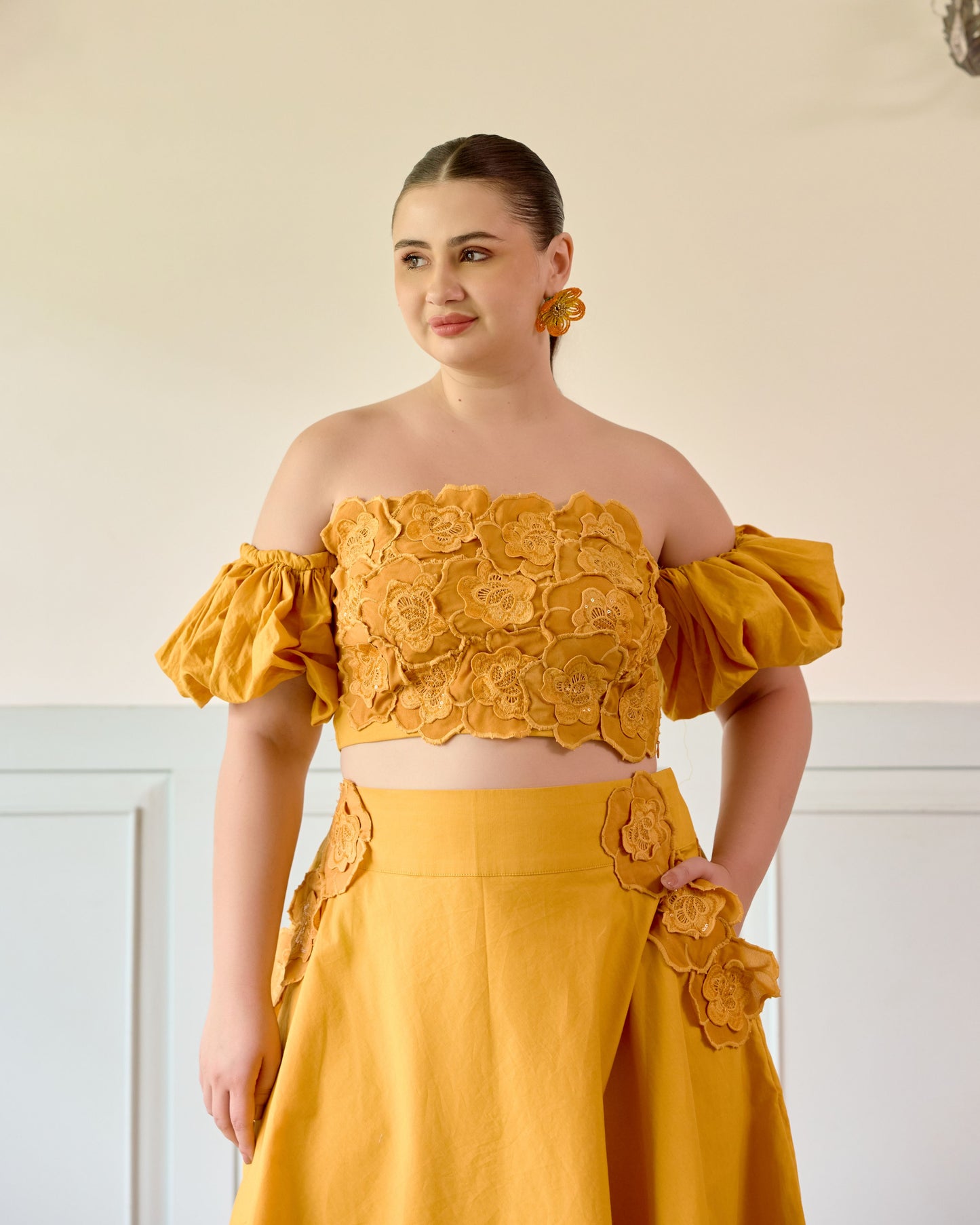Floral Skirt Coord Set
