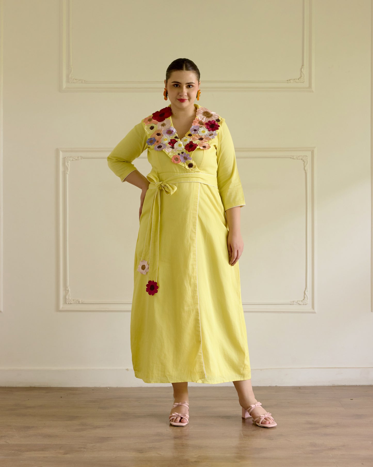 Yellow Floral Maxi