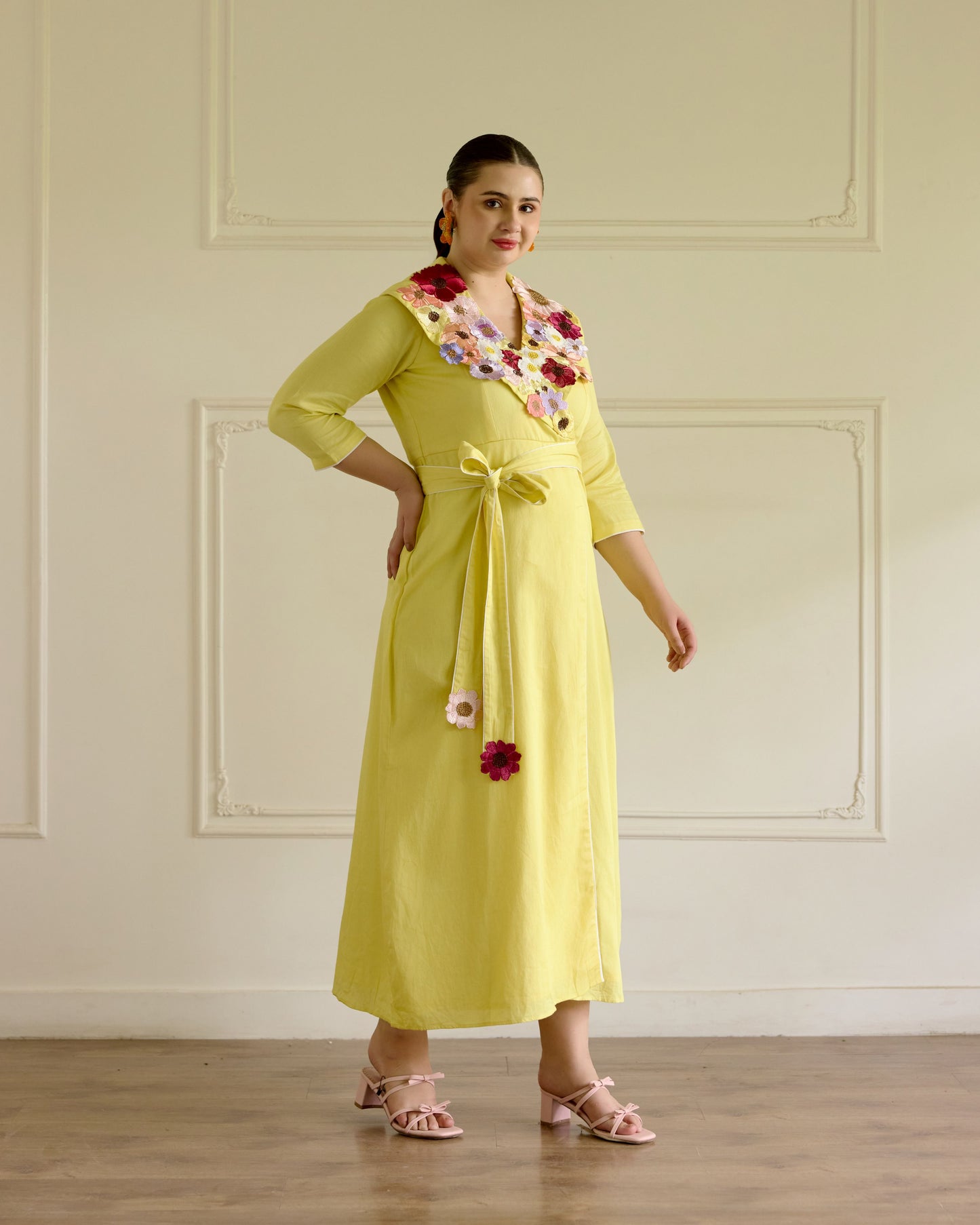 Yellow Floral Maxi