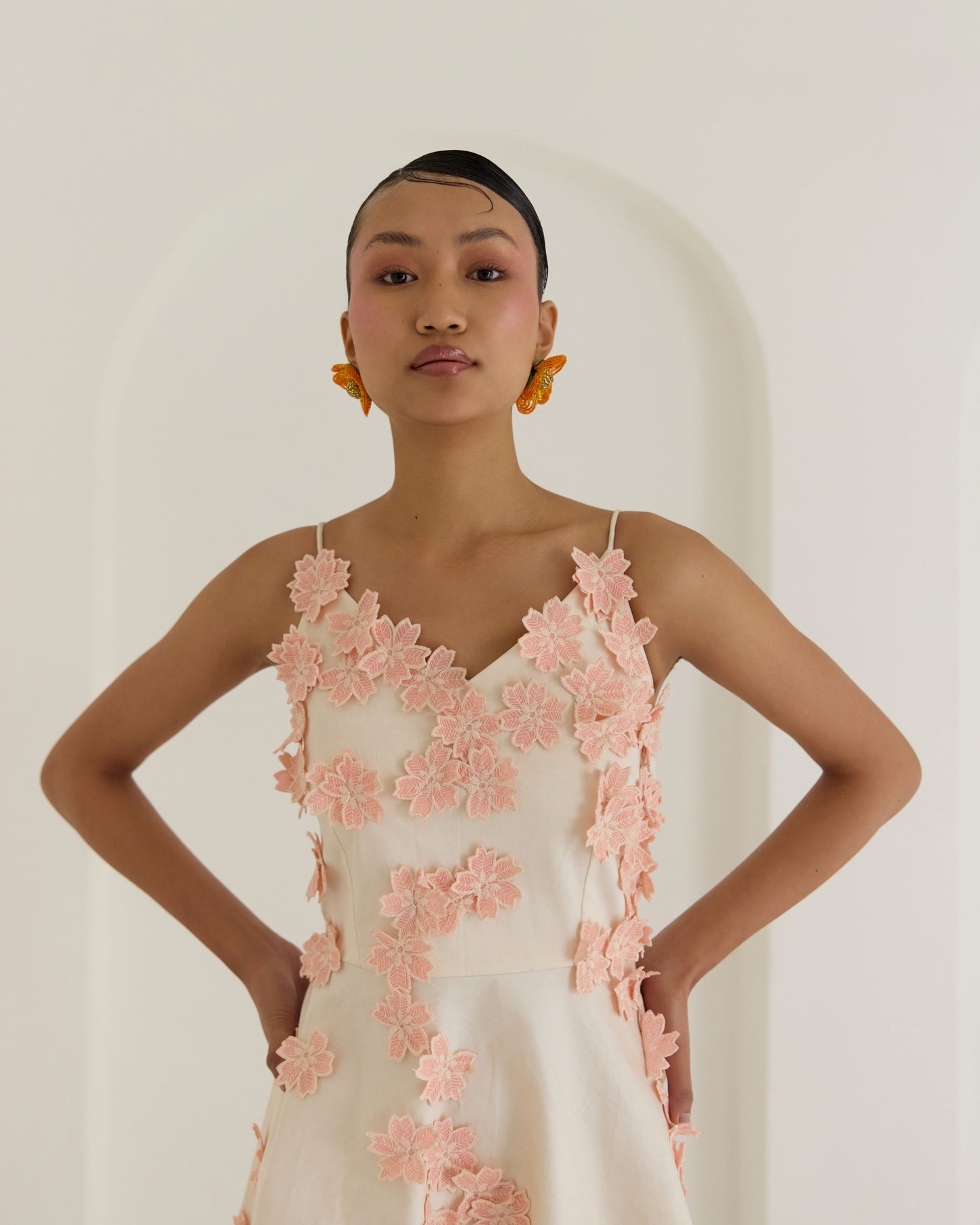 Floral Applique Dress