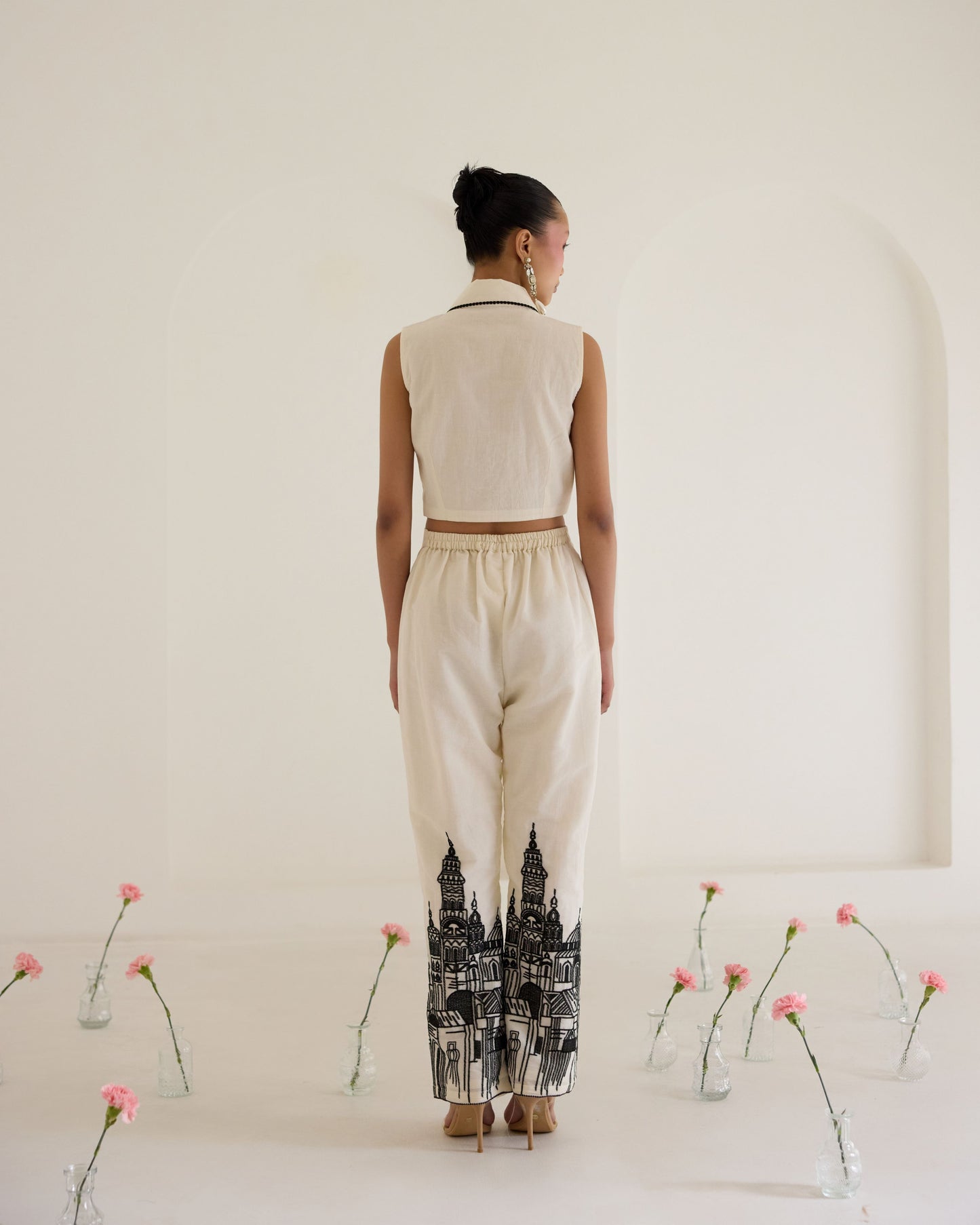 Embroidered Pant Co-ord Set
