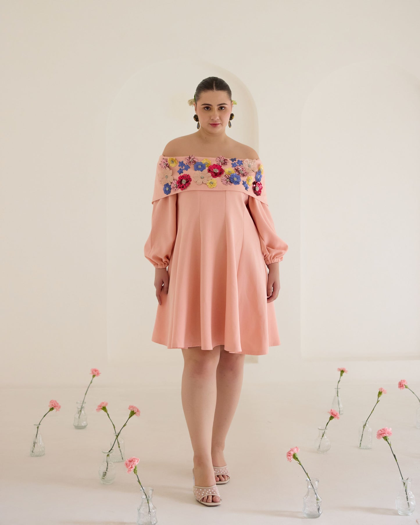 Tube Floral Dress