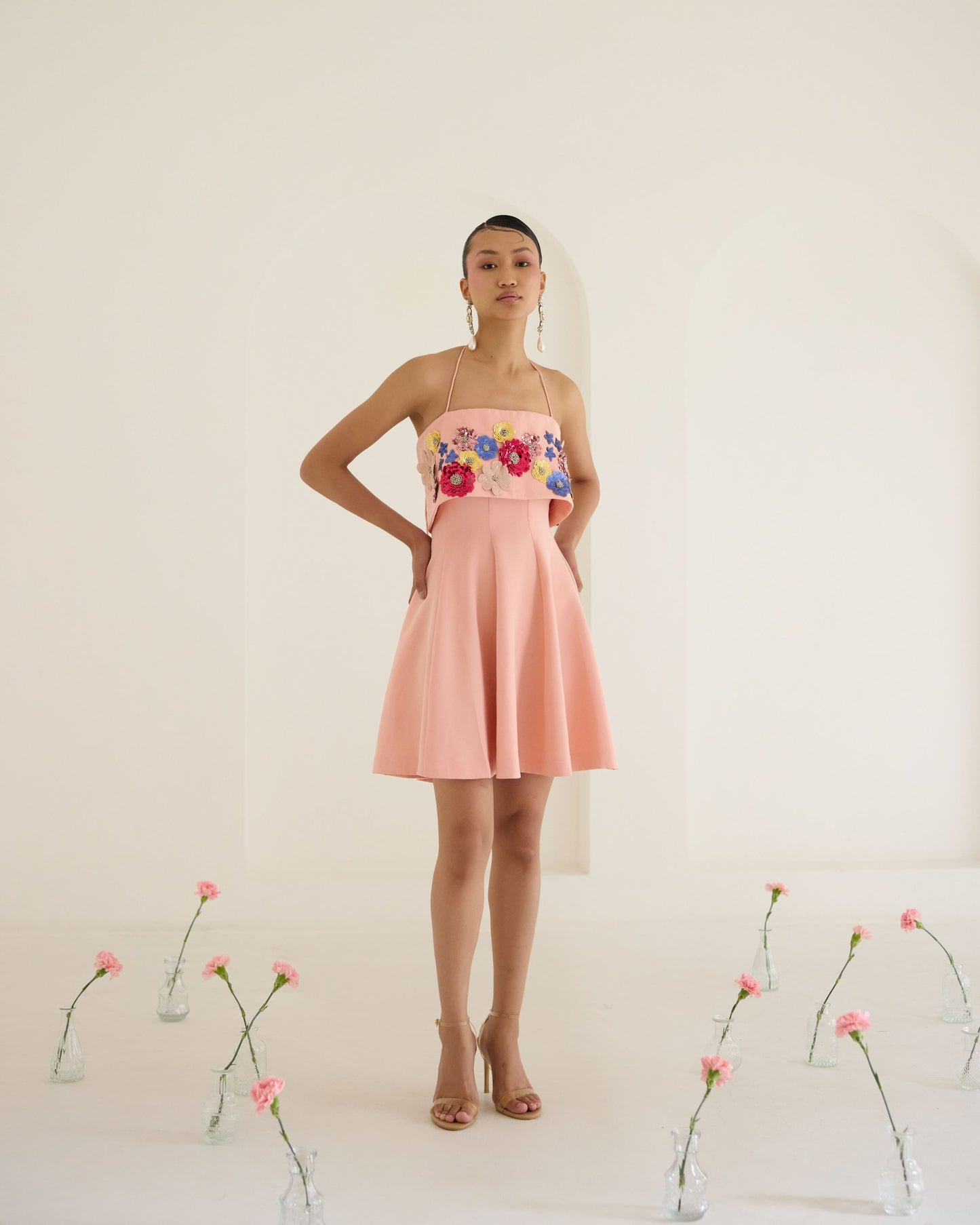 Tube Floral Dress