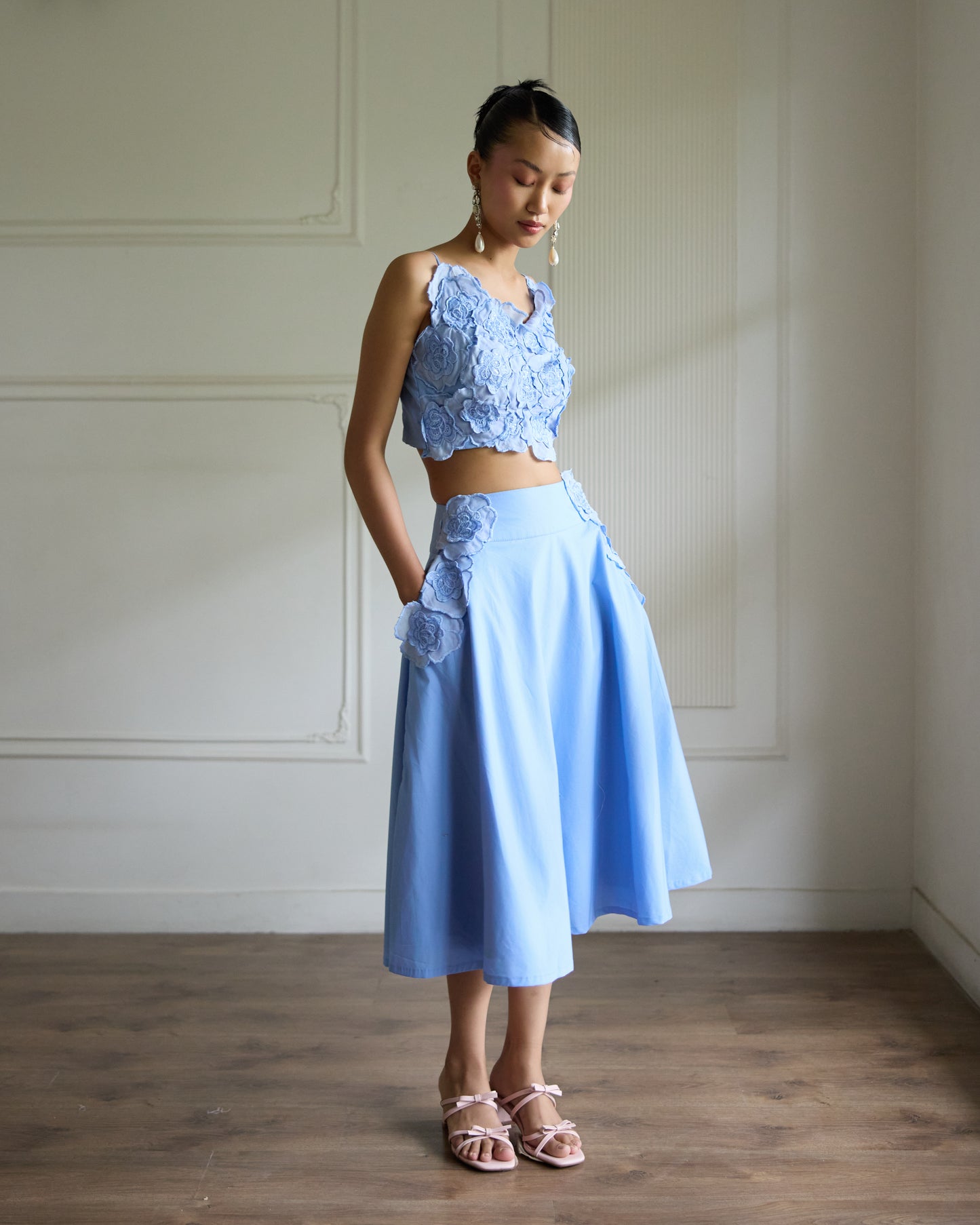 Floral Skirt Coord Set