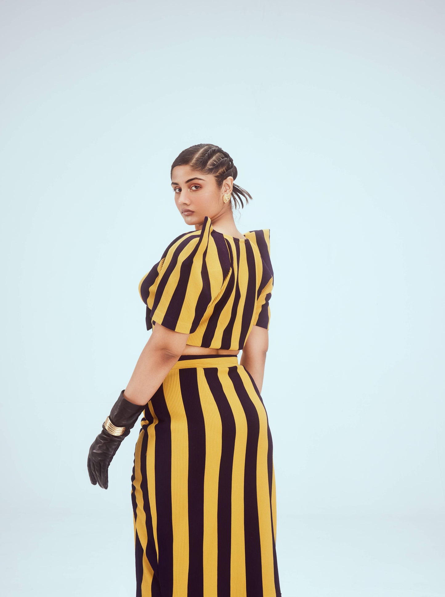 Crop top & skirt set