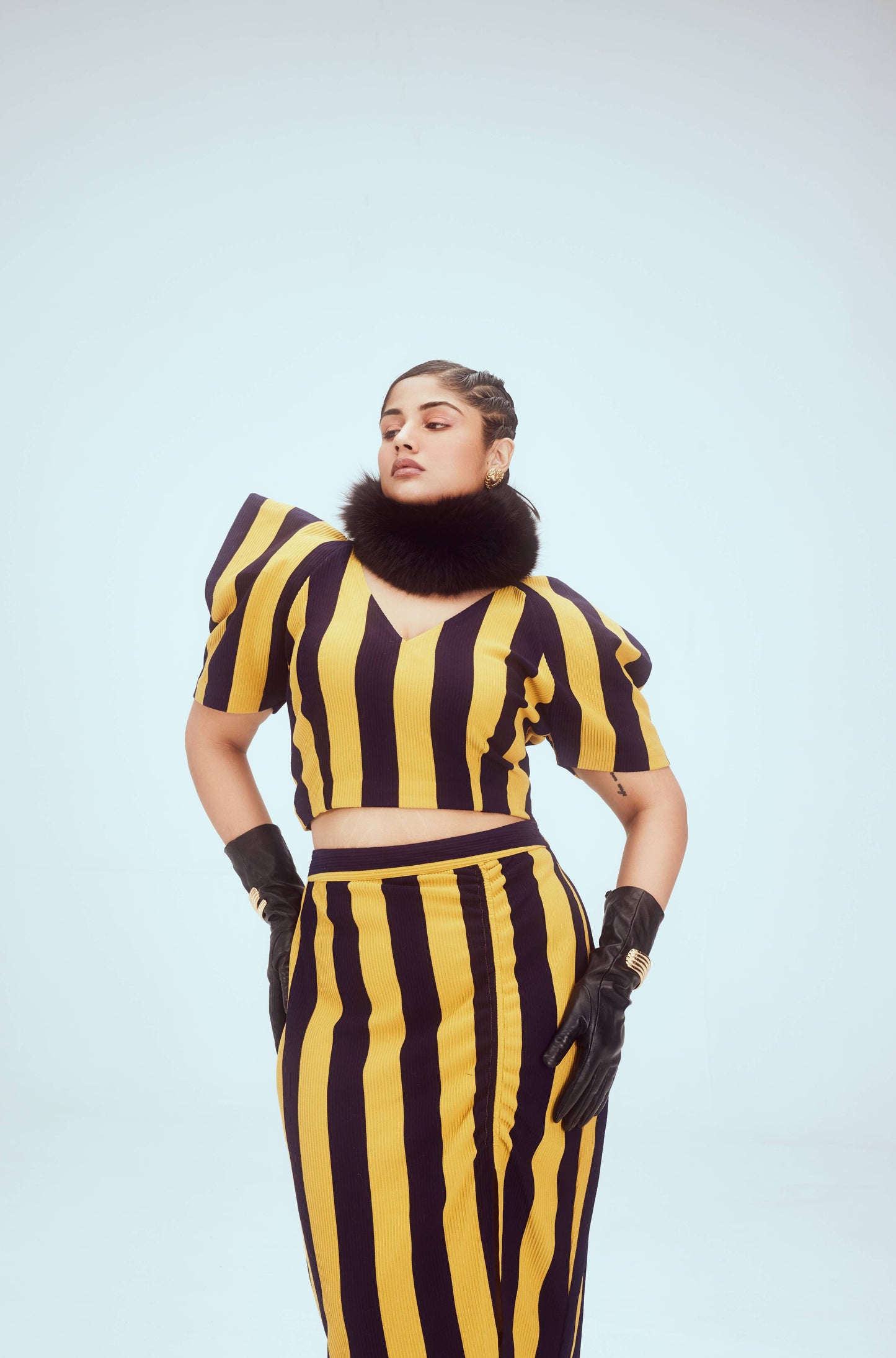 Crop top & skirt set