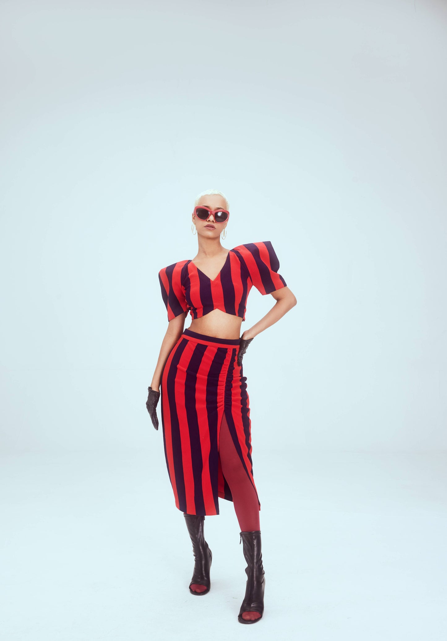 Crop top & skirt set