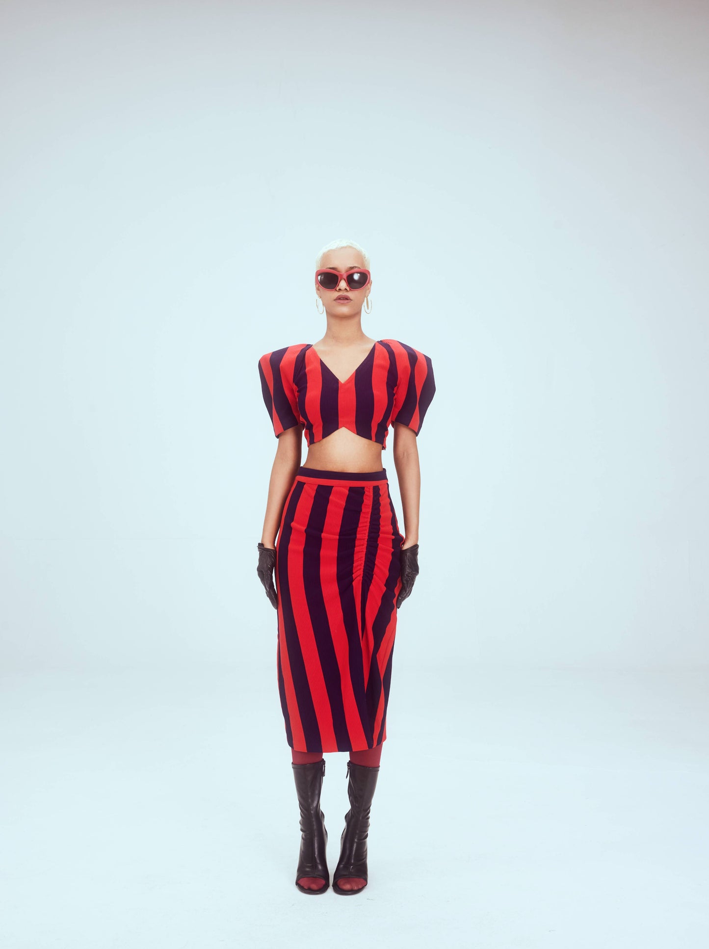 Crop top & skirt set