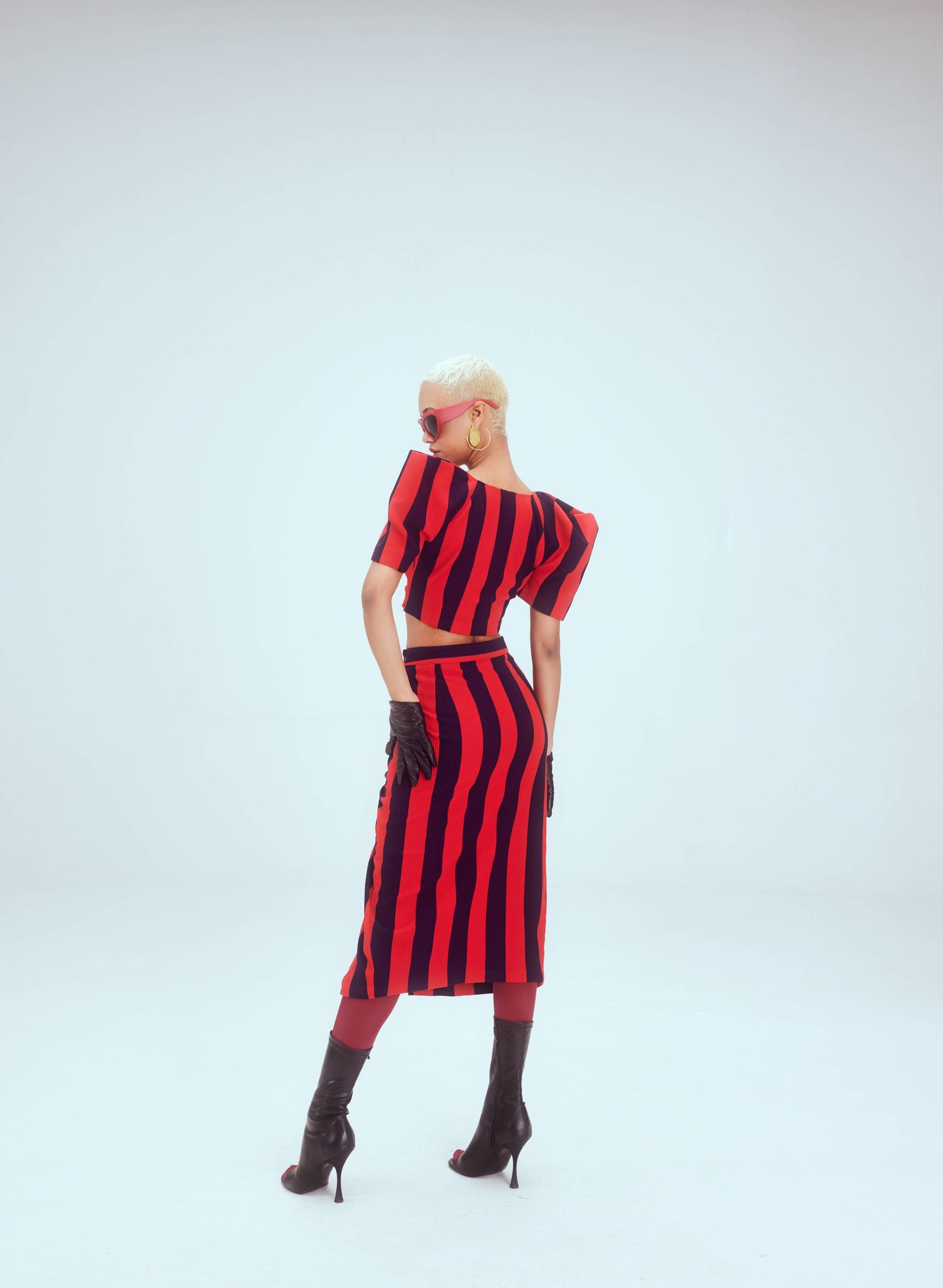 Crop top & skirt set