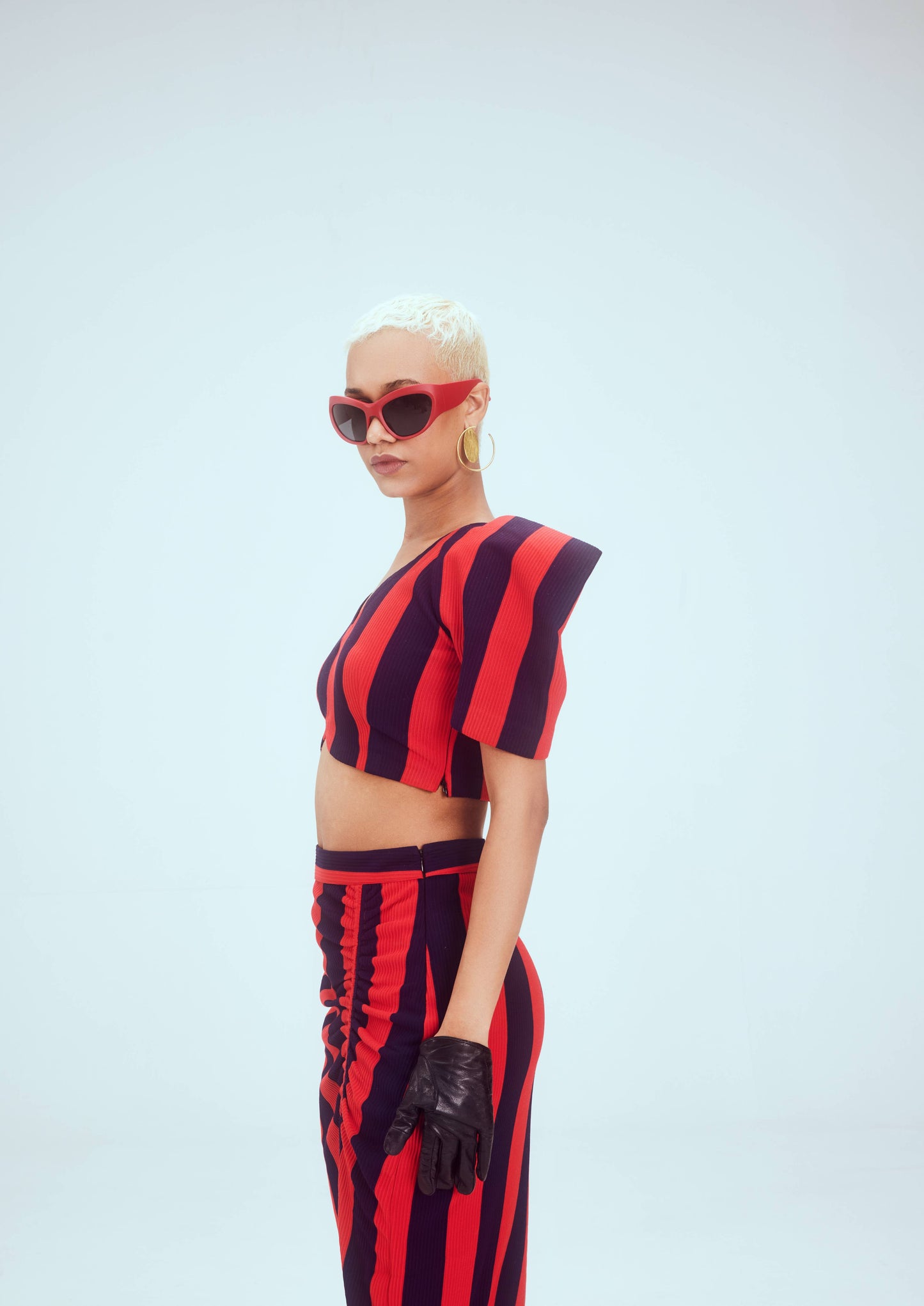 Crop top & skirt set