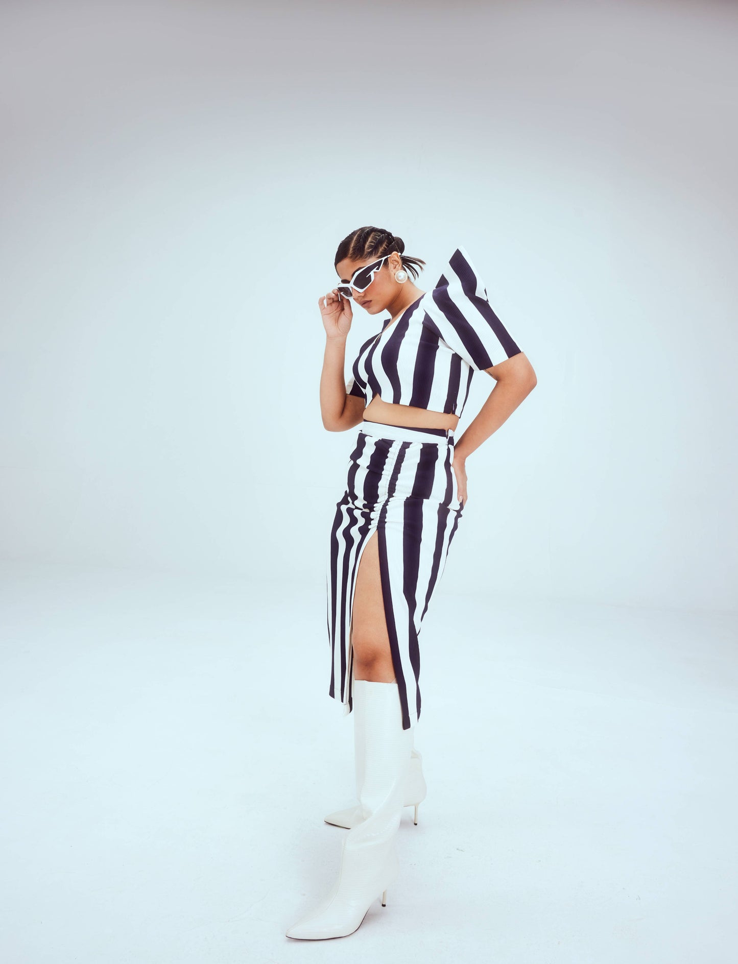 Crop top & skirt set