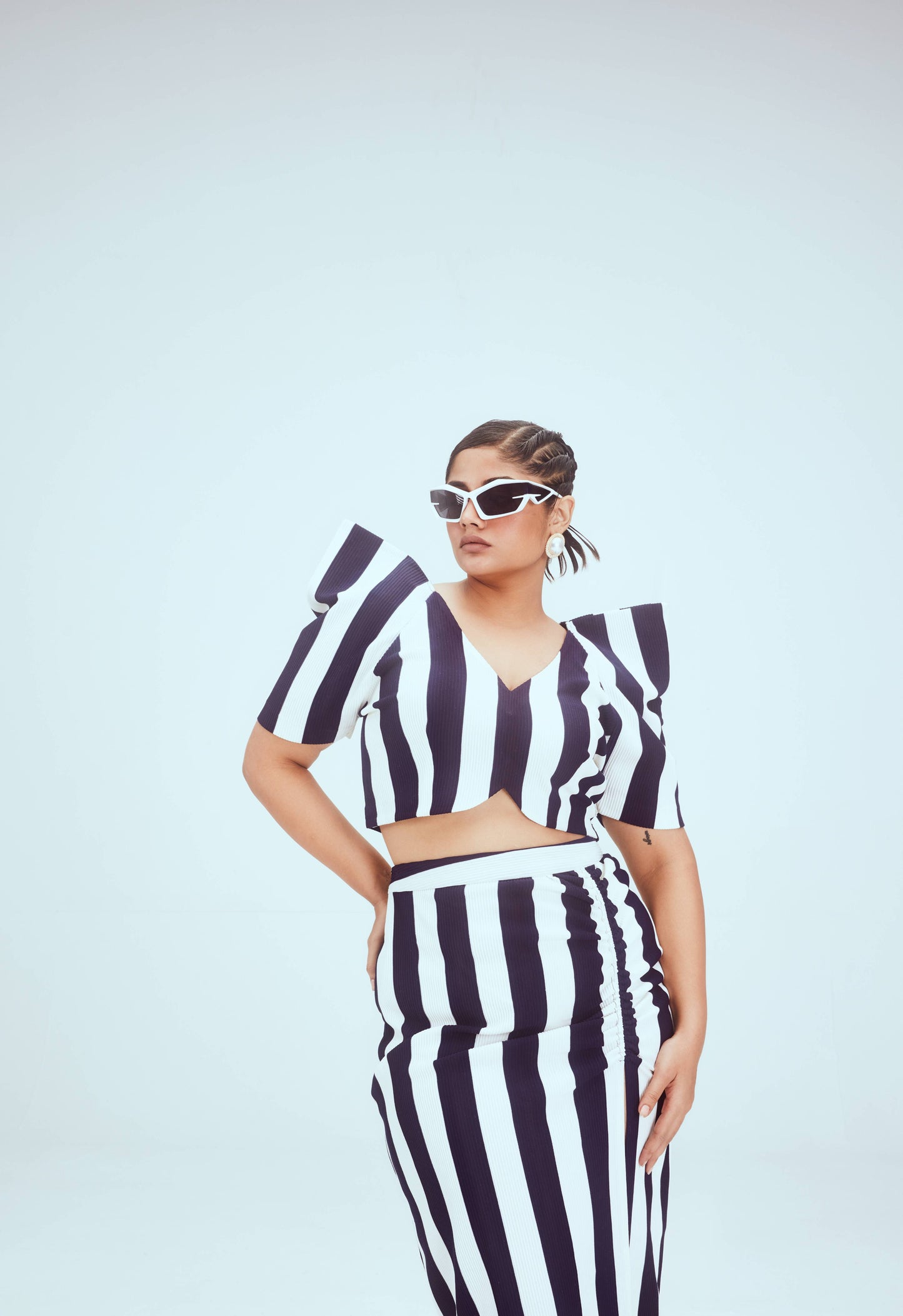 Crop top & skirt set