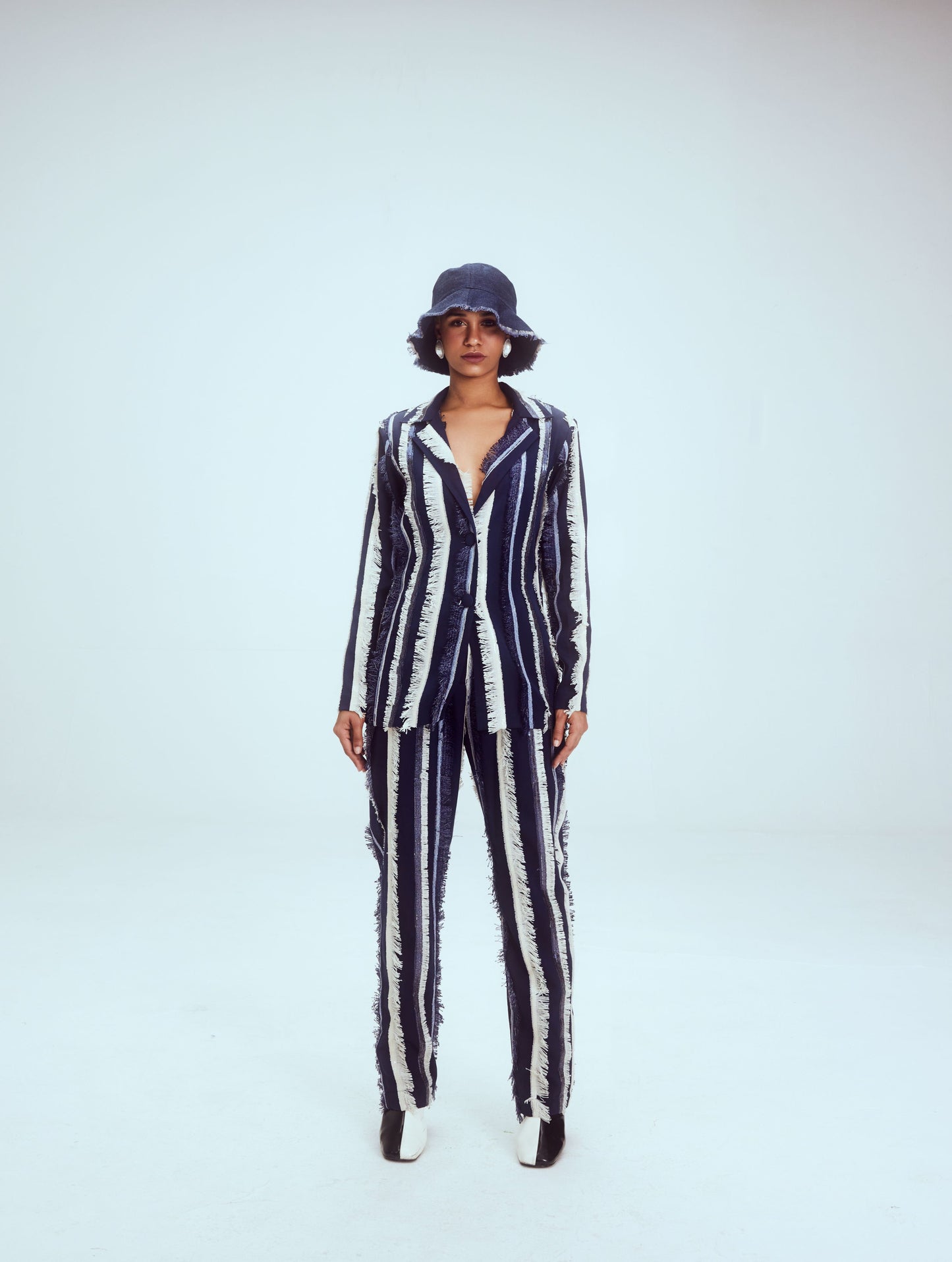 Blue Sparkler Pant Suit