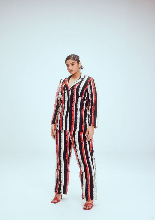 Black Sparkler Pant Suit