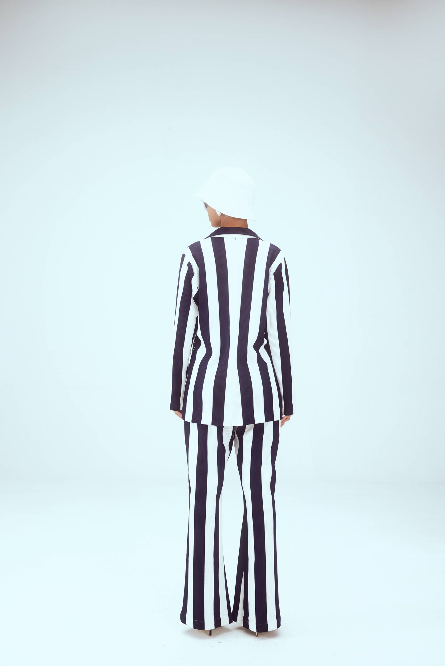 Striped pant suit