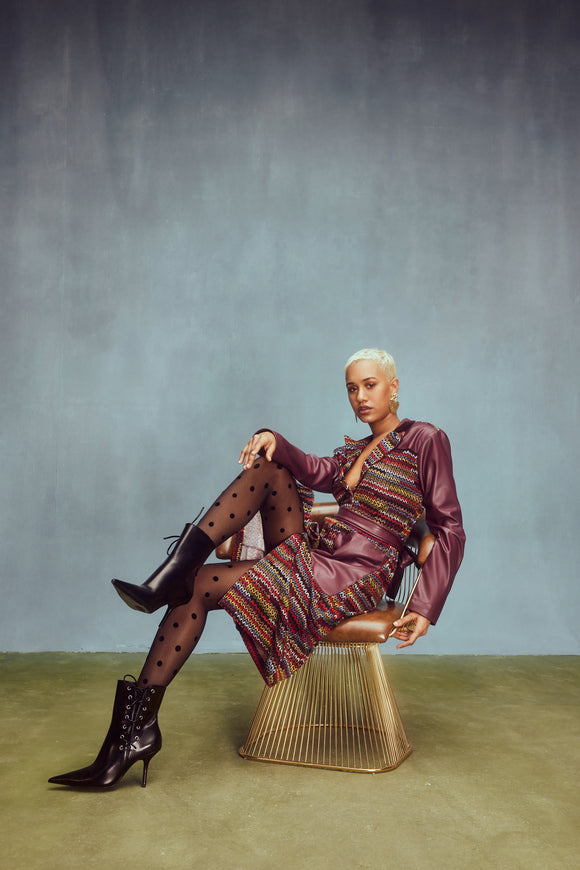 Flaming trench coat