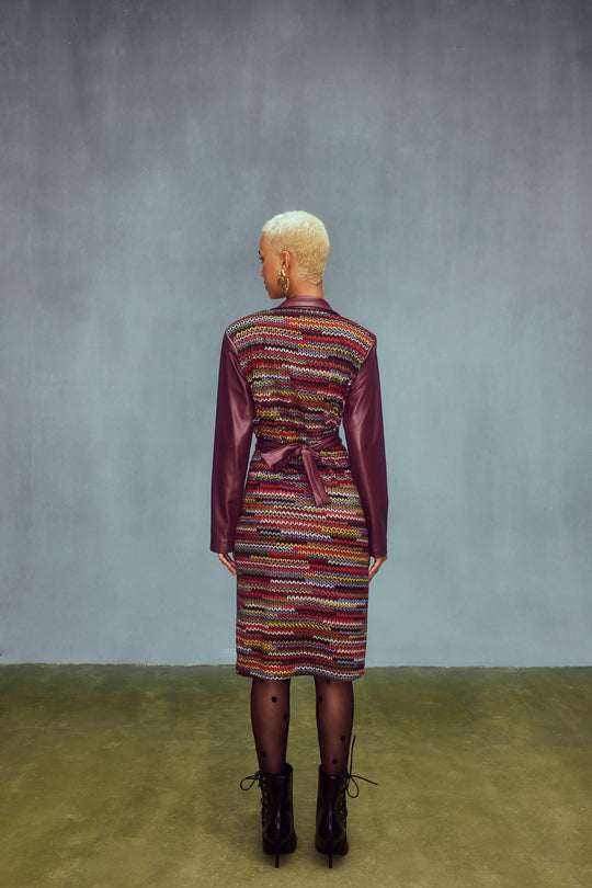 Flaming trench coat