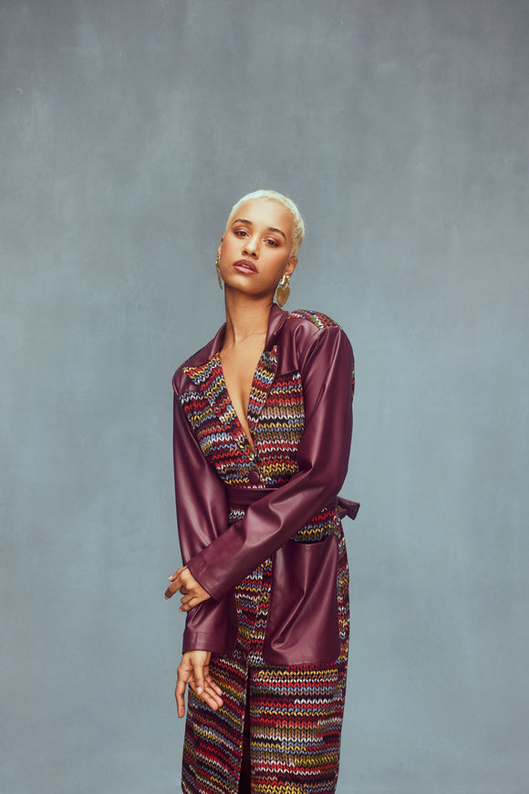 Flaming trench coat