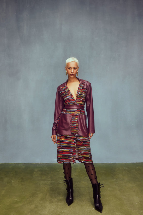 Flaming trench coat