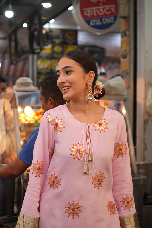 Gulabi Rani Set - Baby Pink , Rani Pink