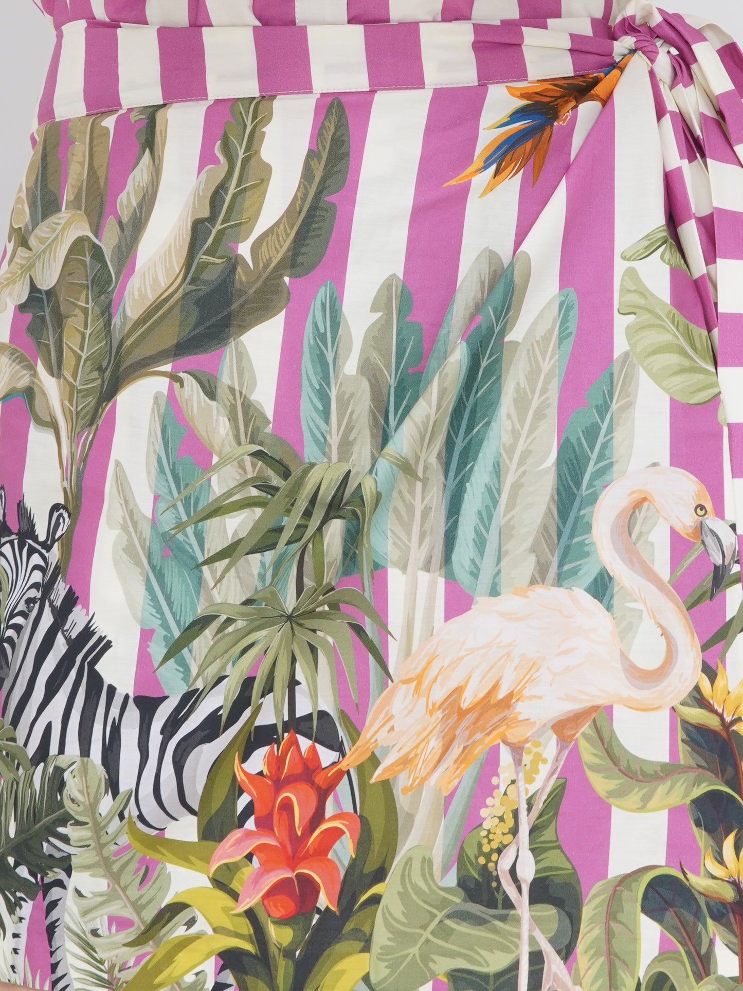Pink Stripe Floral