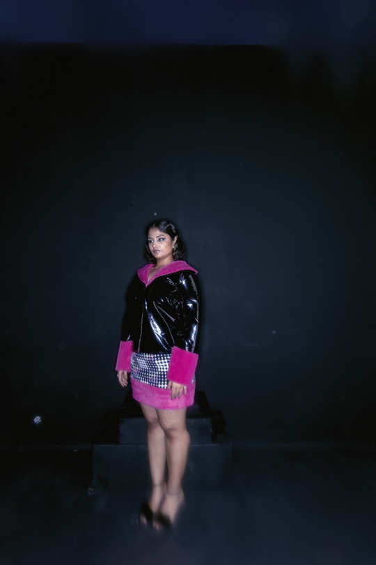 Pop pink jacket